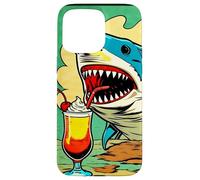 Party Time Grande Squalo Bianco Custodia per iPhone 15 Pro Max
