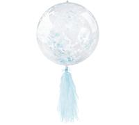 PARTY TIME Palloncino in PVC con coriandoli e frange BLF5740