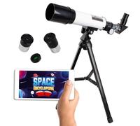 Party town Big Minds - Telescopio Astronomico Bambini con App Didattica | Telescopio Bambini con 3 Lenti | Astronomia | Regalo Bambina 8 Anni | Regalo Bambino 8 Anni