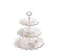 Party Tray 3 Tier - The Decorative Ceramics Appetizer Trays Friut and Cake Plate Afternoon Tea Dessert Stand Dessert Table Decorations Decoration (Size : A)