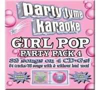 Party Tyme Karaoke - Girl Pop Party Pack (4 CD)