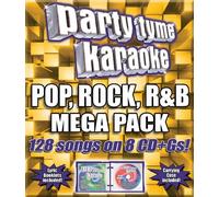 Party Tyme Karaoke - Pop Rock R&B Mega Pak (8 CD)