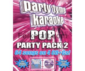 Party Tyme Karaoke - Vol. 2-Pop Party Pack (4 CD)