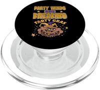 PARTY WINDS ARE BREAKING FARTY GRAS divertente mardi fiesta PopSockets PopGrip per MagSafe