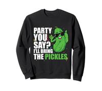 Party You Say ILL Bring The Pickles Cetriolo Vegetale Pickl Felpa