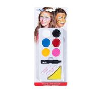Partychimp Kit make-up Jongen/Meisje (make-up, 1 spons en 2 penselen)