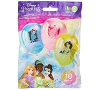 PartyCube 33677, Palloncini stampati Disney Princess in lattice, Multicolore, 10 pezzi