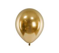 PARTYDECO 10 Palloncini Oro MARMORIZZATI Lattice