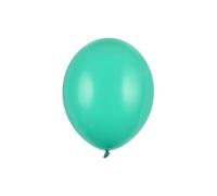 PartyDeco 10 Pezzi Palloncini Palloncino Lattice 27 CM Color Tiffany