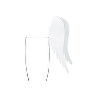 Partydeco CF 10 Segnaposto Ali Angelo Decorazione in Carta, Bianco
