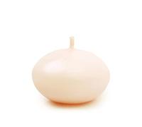 CANDELE GALLEGGIANTI CREMA OPACO 4 CM 50 PZ