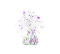 PartyDeco- Conf. 4 Pesetti per Palloncini Elio, Colore Iridescente, 130 g, CZ1-017