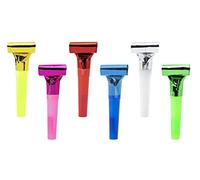 PartyDeco Conf 6 linguette Fischietti Colori Assortiti per Feste e Compleanni