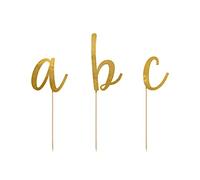 PartyDeco KPT38-019M Decorazione, Legno, Gold, Normale