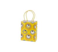 PartyDeco® Minions - 6 sacchetti regalo di carta per feste di compleanno per bambini e pensierini, colore giallo