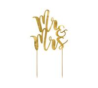PartyDeco Pick Mr&Mrs Sposi per Torta