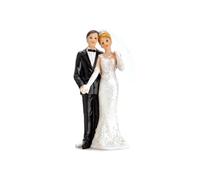 PartyDeco PF14-KARTON - Statuina Sposi per Decorazione Torta Nuziale