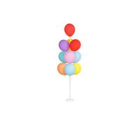 PartyDeco Supporto per palloncini in plastica con 13 aste, 160 cm