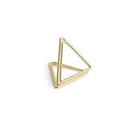 PartyDeco Supporto per segnaposto da tavolo a forma di triangolo. Oro, 2,3 cm