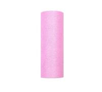 PartyDeco TIUG15-081-KARTON - Rotolo Tulle Glitter, Rosa