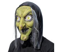 PartyHop - Vecchia Strega Maschera - Halloween Spaventoso Horror Cosplay Costume