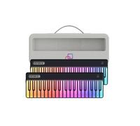 PartyKeys - Set da 2 tastiere MIDI a 36 tasti con indicatori luminosi e custodia, tastiera MIDI wireless Bluetooth per principianti, USB-C, NFC Tap-to-Pair, tasti di apprendimento a LED, supporto app,