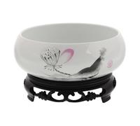 PartyKindom 1 Impostato Ceramica da Daffadil Pot Vaso da Fiori in Ceramica dei Cartoni Animati Ciotola Succulenta Vaso di Fiori di Loto Fioriera a Ciotola Piantatrice di Loto Piante Plastica