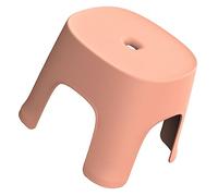PartyKindom 1 Pz Sgabello per cambio scarpe X logorante sedia da doccia sgabello da sella poggiapiedi per doccia sgabelli Sgabello per il bagno feci corte sgabello con ruote mini sgabello rosa