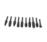 PartyKindom 1 Set Lima Rotativa Per La Lavorazione Del Legno Levigatrice Rotativa Kit Di Utensili Rotanti Senza Fili Penna Abrasiva Mini Trapano Mini Strumento Rotante Black Carburo 10 Pezzi