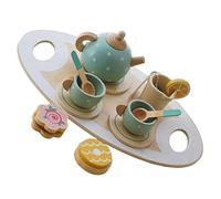 PartyKindom 1 set per Servizio da Tè Legno per Interattivo per Pomeriggi Tè per Feste Compleanno e Ruolo Competenze