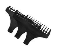 PartyKindom 1 Set Pettine limite per tagliacapelli elettrico guardia stretto CAPPAGGIO guardie del tagliacapelli pettini da taglio dei comode protezioni per tosatrice plastica Nero