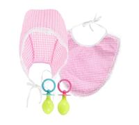 PartyKindom 1 Set Set di ciuci per cabine cappello da enorme accessorio cappello costume accessorio per cappello jumbo da costume bavaglino per adulti bavaglino jumbo plastica