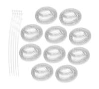 PartyKindom 10 Pezzi Filtro Lavatrice Schermo Rondella Lanugine Trappole Per Tubo Lavatrice Lint Catcher Tubo Lint Lavatrice Catcher Lavanderia Lint Catcher Rondella Tubi In Acciaio