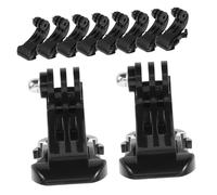 PartyKindom 10 pezzi per Action Camera per Riprese Compatibile con Vari Installazione Facile e Sicura Accessorio per All