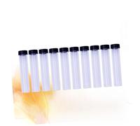 PartyKindom 10 Pezzi Tubo Trasparente Aghi Cucito Contenitore Ermetico Plastica Resistente Organizer Accessori Fatti Mano