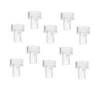 PartyKindom 10 Valvole in Silicone per Tiralatte Manuale ed Elettrico Ricambi Accessori Anti-ritorno con Becco Papera Compatibili con Tiralatte da Sicure e Resistenti per Allattamento