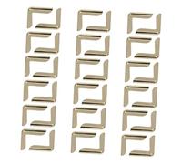 PartyKindom 100 Pezzi Metal Triangle Corner Protectors Vintage Edge Covers for Scrapbooks Notebooks Photo Albums Durable Protective Guards