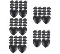 PartyKindom 100pezzi Antiscivolo Silicone Per Occhiali Grips Per Orecchie Morbidi e Comodi Adatti Ragazza Ragazza e Adulti Antiscivolo e Leggeri Per Stabilità Occhiali Nero