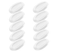 PartyKindom 10paia Cuscinetti Nasali Antiscivolo Per Occhiali Da Morbidi e Trasparenti Comfort e Stabilità Per Utilizzo Quotidiano