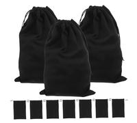 PartyKindom 10pezzi Borsa per Occhiali da Sci Custodia Leggera in Morbida Protezione senza Graffi Utilizzo Versatile per Maschere da Sci e Accessori Chiusura Cordino Regolabile Design
