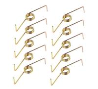 PartyKindom 10pezzi Sostituzione Per Lavatrice in Inossidabile Kit Di Molle Metalliche Per Cerniera Sportello Asciugatrice Accessori Per Riparazione Parte Lavatrice