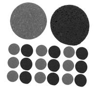 PartyKindom 10pezzi Spugne Riutilizzabili Per in Polpa Legno Dischetti Detergenti Morbidi e Rotondi Per Esfoliazione Quotidiana Della Strumento Per Pulizia Del Efficiente