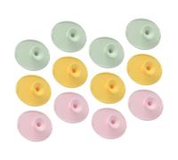 PartyKindom 12 Pezzi Pettine in Silicone Per Cuoio Capelluto Dei Bambini Massaggiatore Per Bagnetto Setole Morbide Per Pulizia Profonda e Rimozione Della Crosta Lattea Impugnatura Ergonomica p