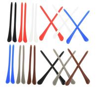 PartyKindom 12paia Manicotti Silicone Antiscivolo Per Occhiali Misti Accessori Per Esercizi All Aperto Comfort e Stabilità Per Orecchie Sensibili