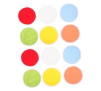 PartyKindom 12pezzi Coppette Assorbilatte Riutilizzabili per Allattamento Coppette Assorbilatte Lavabili Traspiranti Delicate sulla Confezione Pratica Colore Casuale