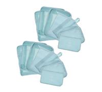 PartyKindom 14pezzi Impermeabili Organizer Per Preparare i in Valigia Di Compressione Essenziali Per Organizzare Vestiti e Scarpe e Accessori Da