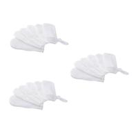 PartyKindom 18 Pollici spazzolini da denti spazzolino dei denti da latte garza pennello per le dita bambino bianca