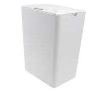 PartyKindom 1pezzi Pattumiera Contenitore Per Rifiuti in Sensore Intelligente Organizer Automatico Per Casa Bidone Della Spazzatura Apertura Senza Mani Basso Consumo Energetico Bianco