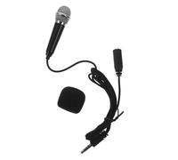 PartyKindom 1set Mini Microfono Portatile per Cantare per Smartphone e Laptop Microfono Mini per Registrare Canzoni Compatibile con Tablet e Computer Design Compatto e Facile da Trasportare