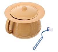 PartyKindom 1set Vasino Portatile Unisex Con Coperchio Urinatoio Per Uso Domestico Per Anziani e Facile Da Pulire e Trasportare Per Ospedali e Campeggio
